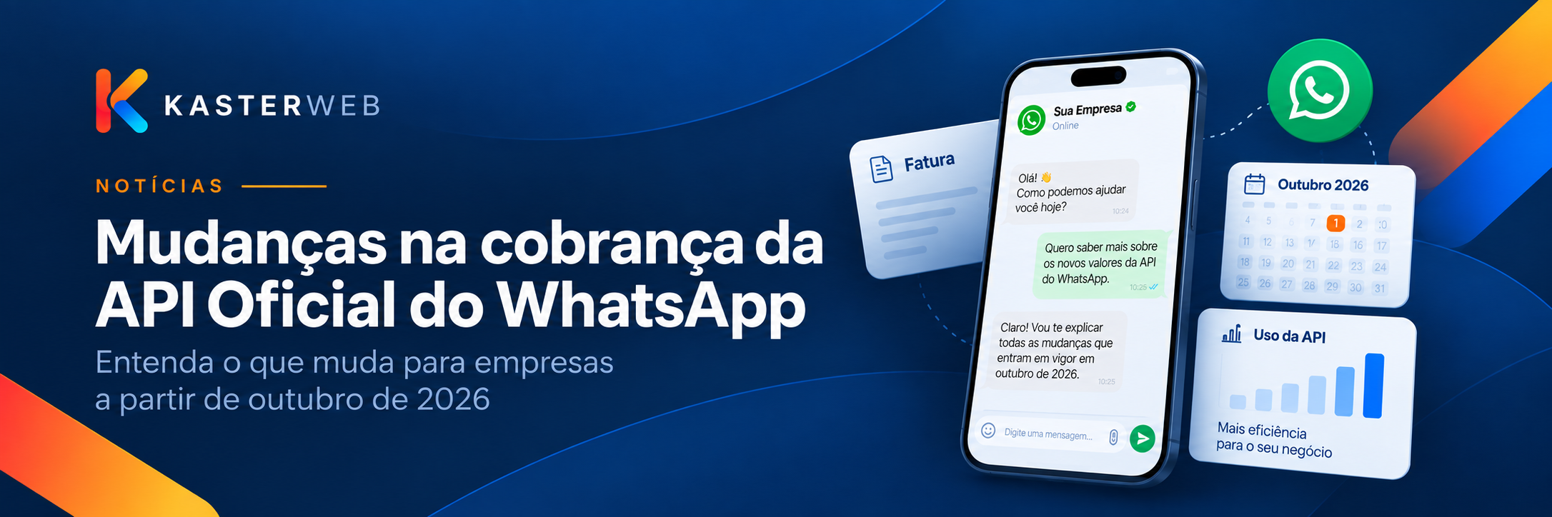 Meta muda cobrança da API Oficial do WhatsApp em outubro de 2026