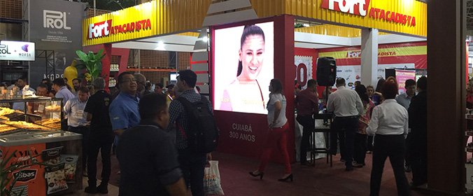 Realizado no Centro de Eventos do Pantanal, o evento contou com empresas de tecnologia